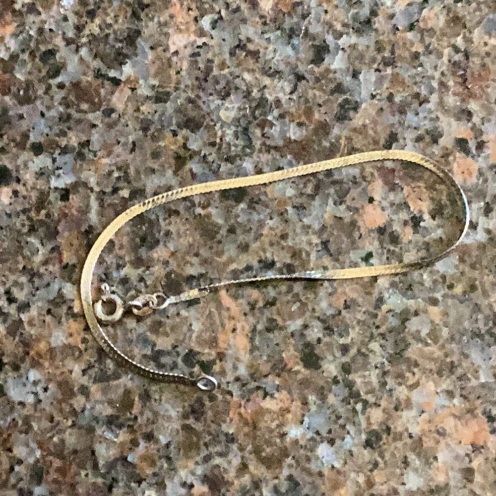 Sterling Silver Herringbone Bracelet